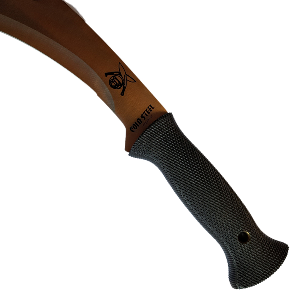 มีดพก มีดกุรข่า มีดเดินป่า มีดใบตาย Cold Steel Conqueror Kukri ขนาด 17.5 นิ้ว (44 ซม.) สีเงิน พร้อมซองผ้าไนล่อนใส่มีด