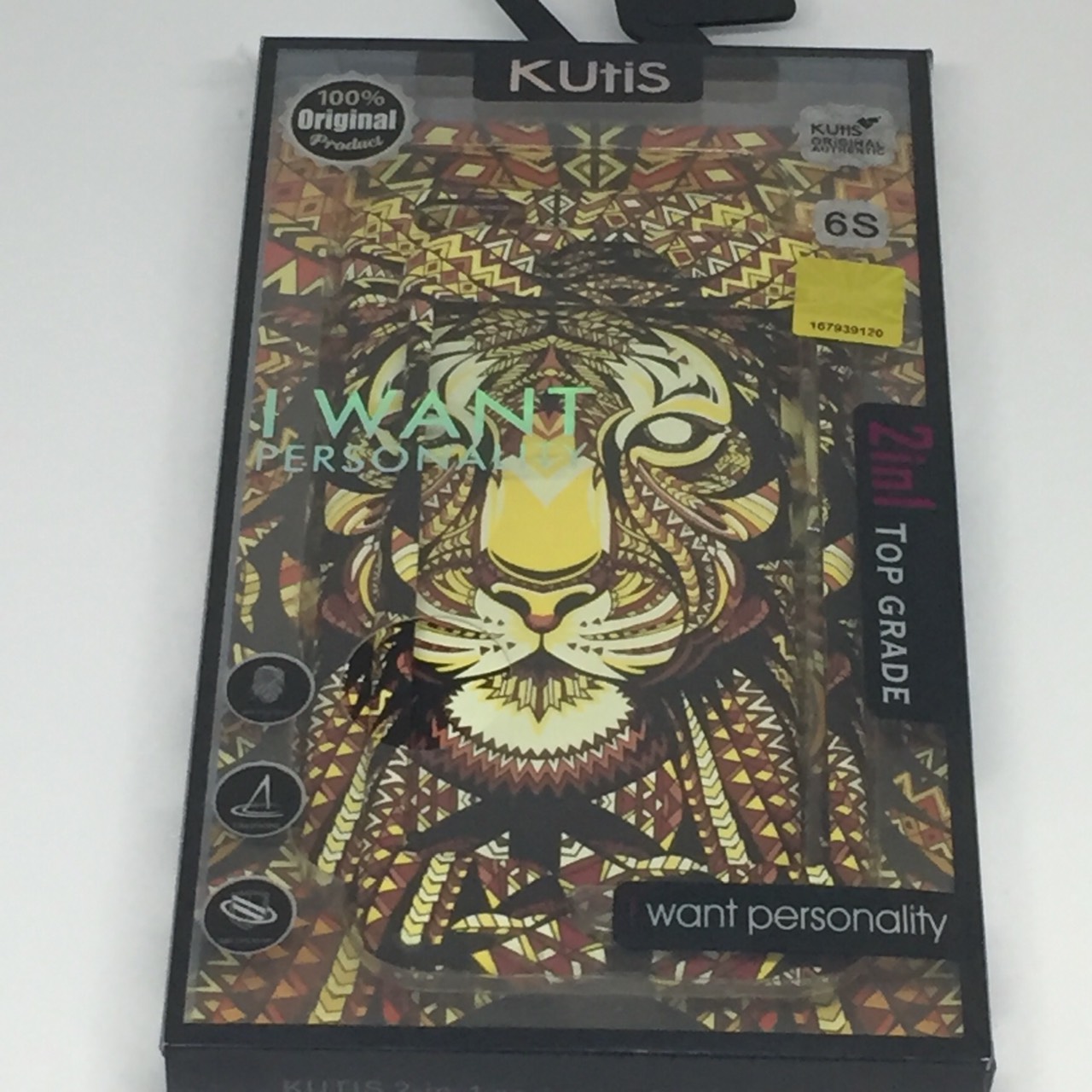 เคสคูทิส (Kutis) ไอโฟน6,6S(ลายหน้าเสือ)