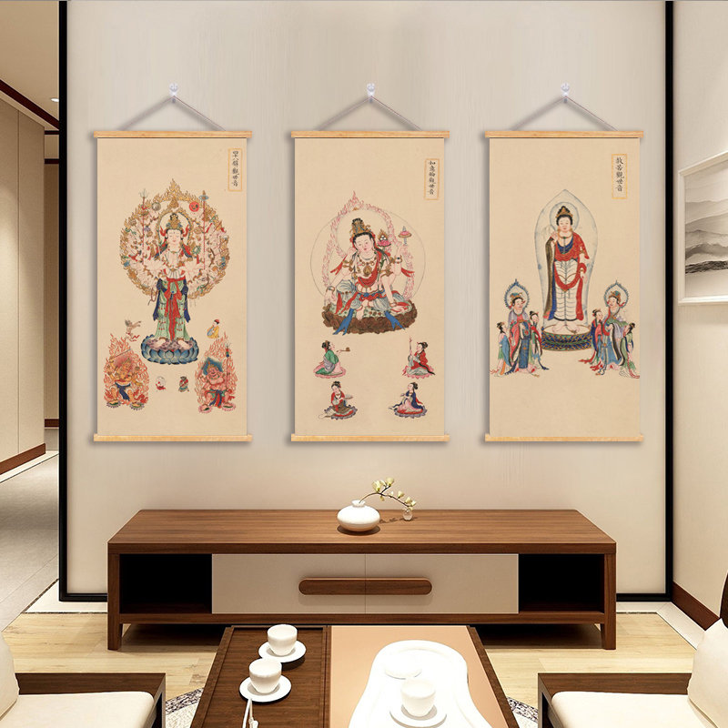 #ภาพวาดทังก้า(Thangka)ภาพวาดทิเบต ทังก้า มันดาลา พุทธศิลป์ชั้นสูง