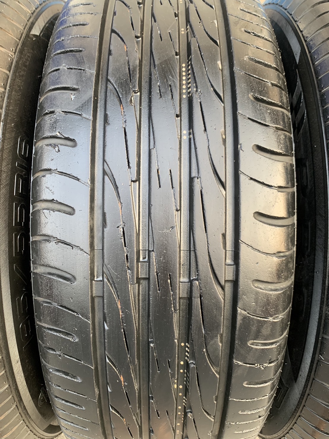 ✨ล้อแม็ก 4รู100✨MG 3 ขอบ 16 ดำหน้าเงา พร้อมยาง 195-55-16 MAXXIS ปลายปี 17