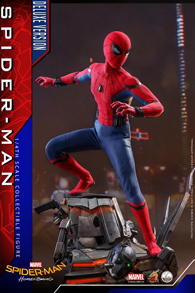 Hot Toys QS015 Spider-Man: Homecoming 1/4 Spider-Man (Deluxe Version)