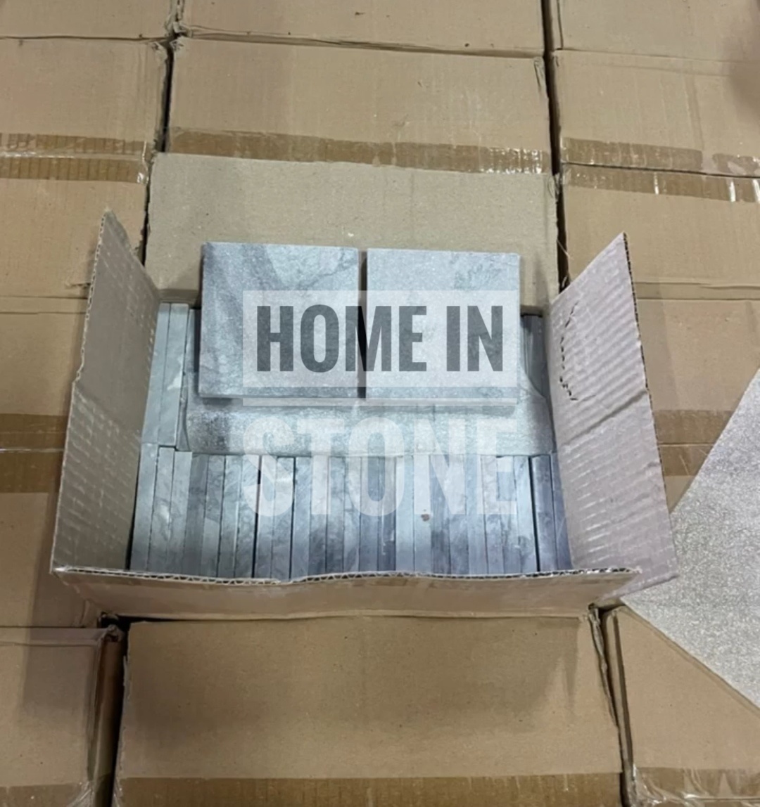 หินธรรมชาติ ลายสวย รุ่นไวท์คลาวดี้ ขนาด 10x10