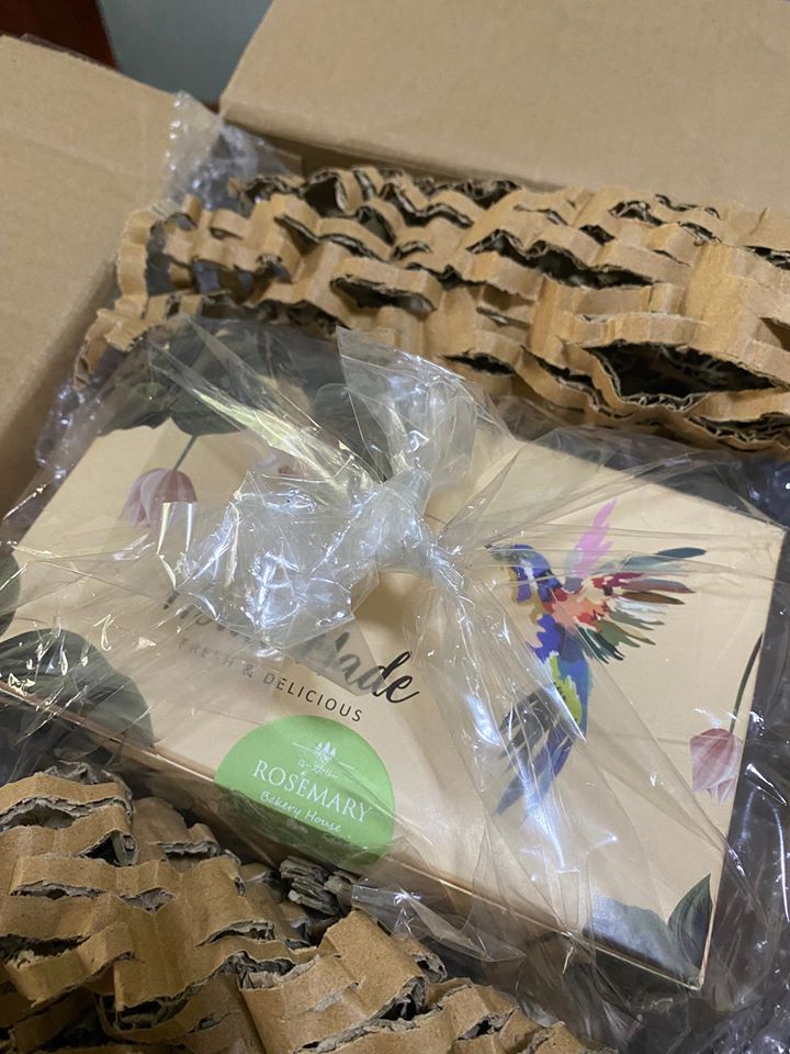 🍊 เค้กส้มแมนดาริน🍊 (แบบใส่กล่องฟรอย์) Mandarine Orange Cake (ราคาต่อชิ้น)