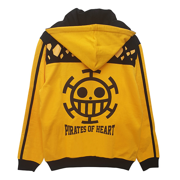 เสื้อแจ็คเก็ตมีฮู้ดการ์ตูนวันพีซ ลายลอว์ (Jacket Hood OP Law)