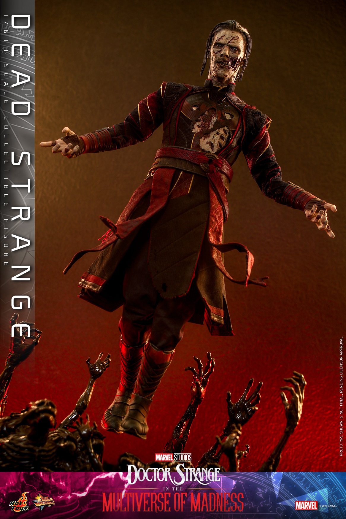 Hot Toys MMS654 1/6 Doctor Strange in the Multiverse of Madness - Dead Strange