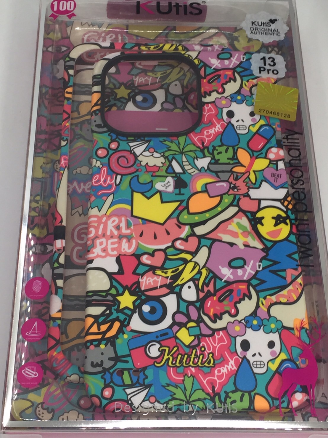 เคสคูทิส(Kutis)เคสไอโฟน13PRO(ลายStreet)มาใหม่ เคสประกบหน้า-หลัง เคสเรืองแสง เคสลายวินเทจ ร้านSuperhero Klongthom