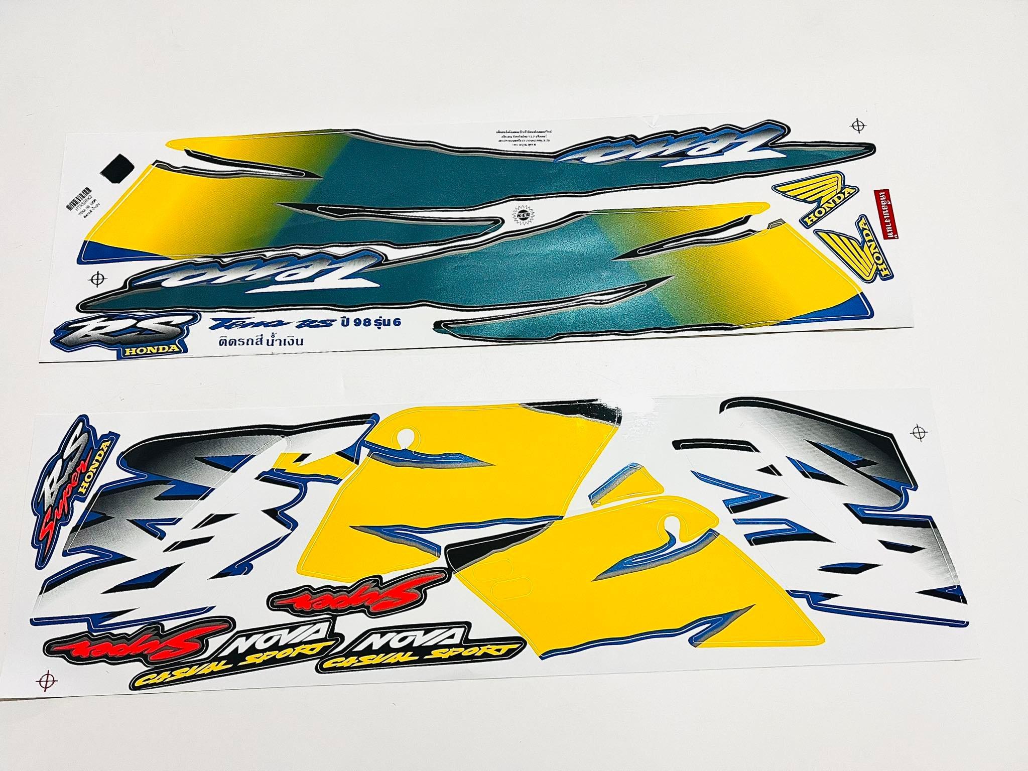 สติ้กเกอร์มอเตอร์ไซด์ฮอนด้าเทน่า RS ปี98