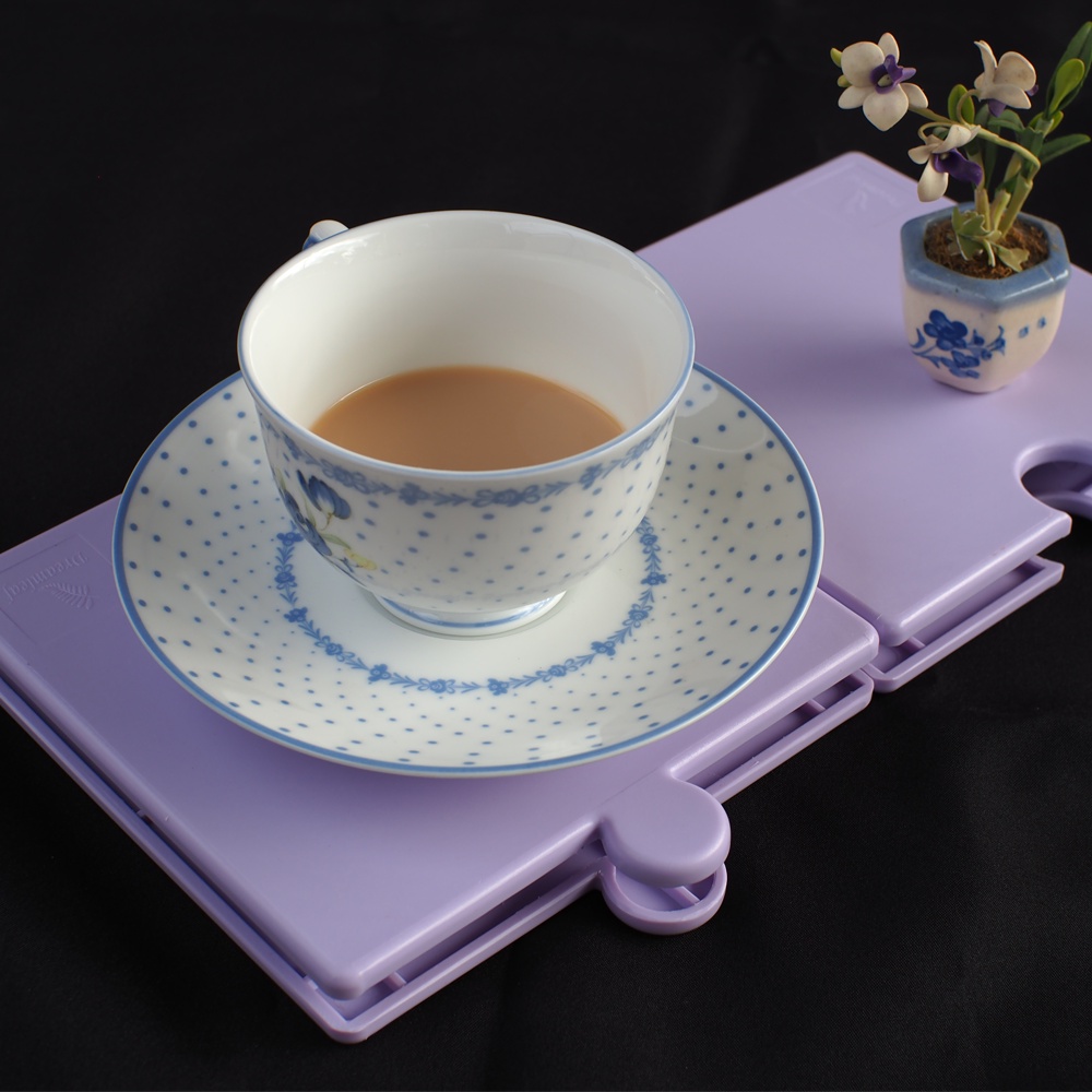 (ใหม่) ANTPAD แผ่นรองกันมด แผ่นสีม่วง พาสเทล จำนวน 4 แผ่น