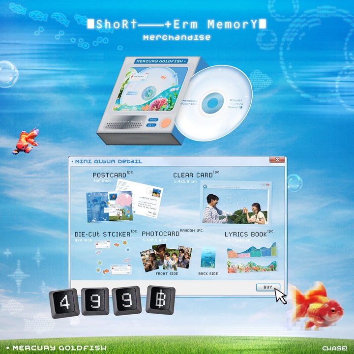 MERCURY GOLDFISH - MINI ALBUM : SHORT-TERM MEMORY