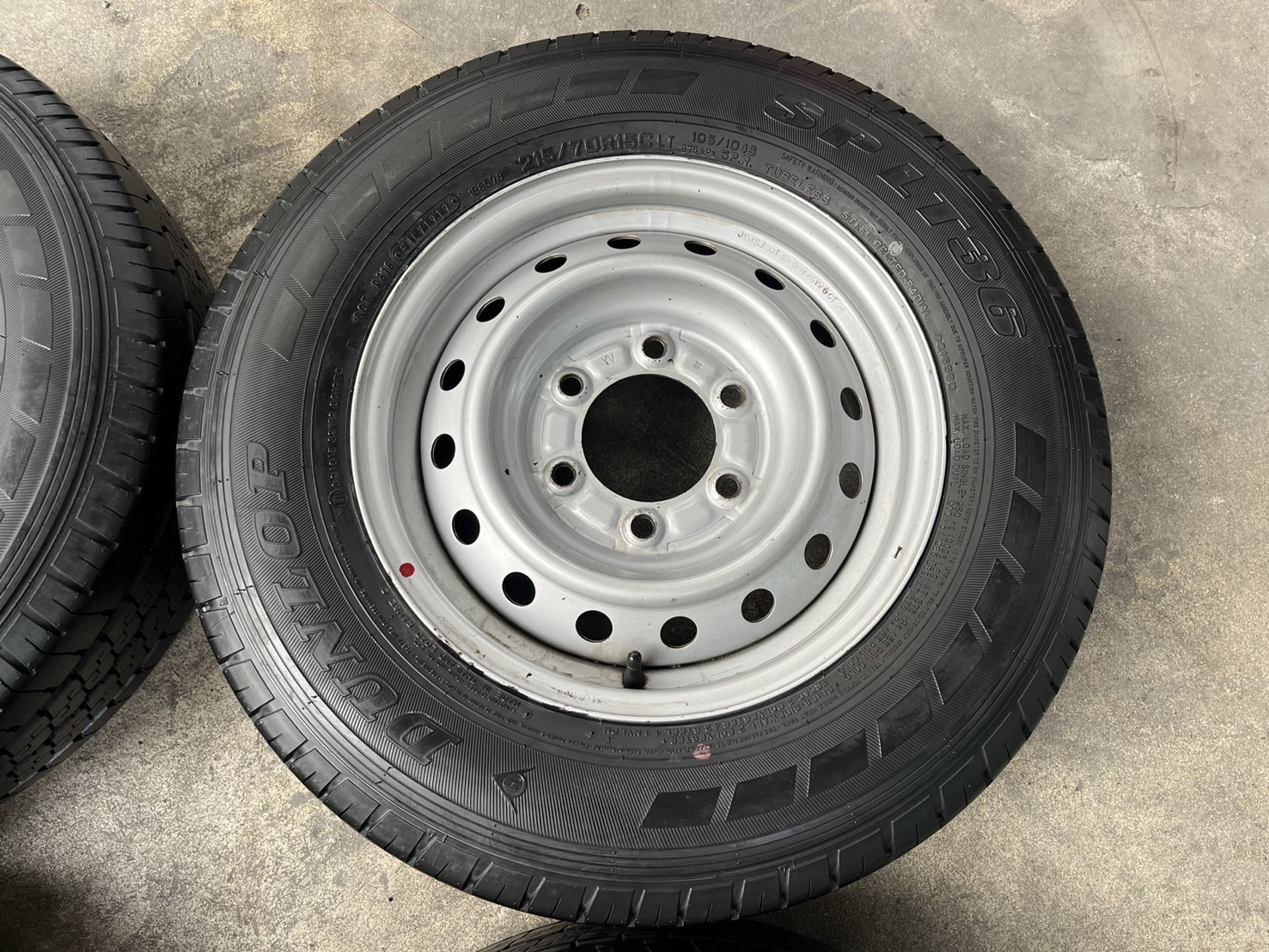 ✨ล้อกระทะพร้อมยาง✨6รู139✨ISUZU ขอบ 15