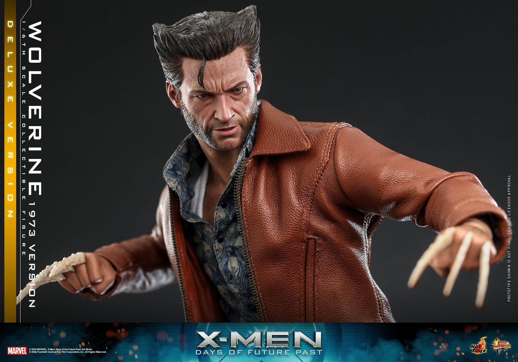 Hot Toys MMS660B 1/6 X-Men: Days of Future Past - Wolverine 1973 Version (Deluxe Version) [Special Edition Bonus]