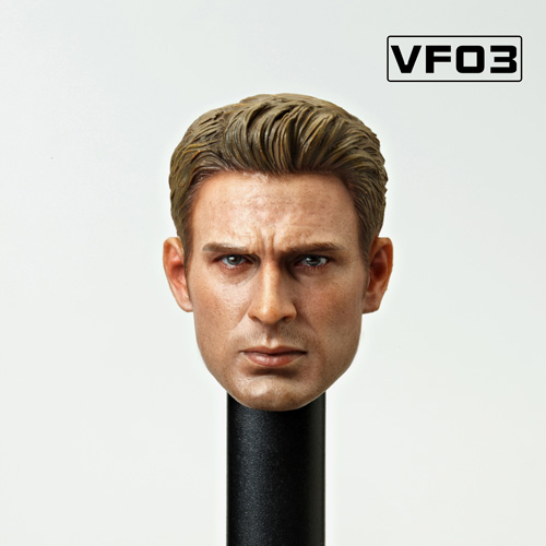 VFTOYS VF03 HEAD SCULPT OF CAPTAIN AMERICAN