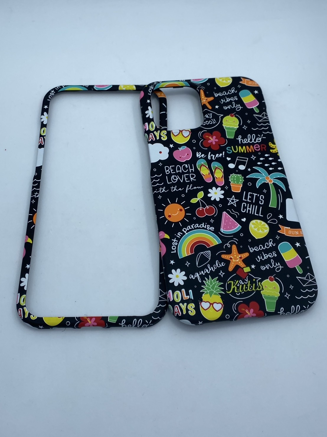 เคสคูทิส(Kutis)เคสไอโฟน12PROMAX(ลายHello Summer)มาใหม่ เคสประกบหน้า-หลัง เคสเรืองแสง เคสลายวินเทจ ร้านSuperhero Klongthom