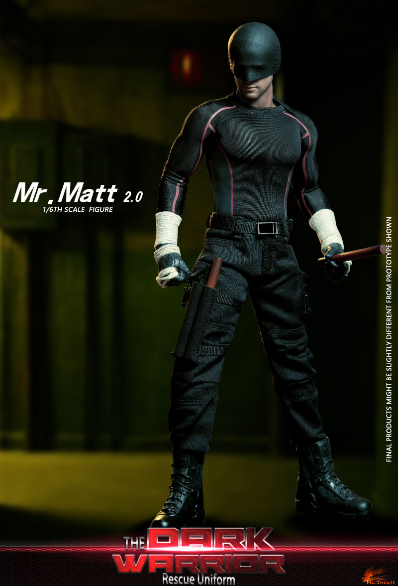 HOT HEART FD010A 1/6 The Dark Warrior Rescue Uniform - Mr. Matt 2.0 (Regular Version)
