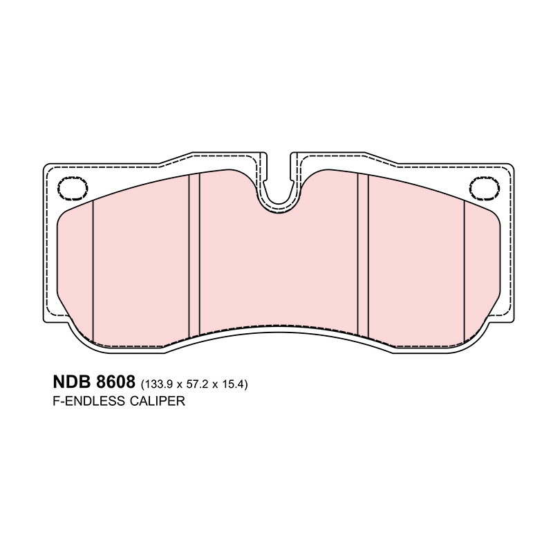 ผ้าเบรค Endless Caliper (1) - Nexzter MuSpec (หน้า)