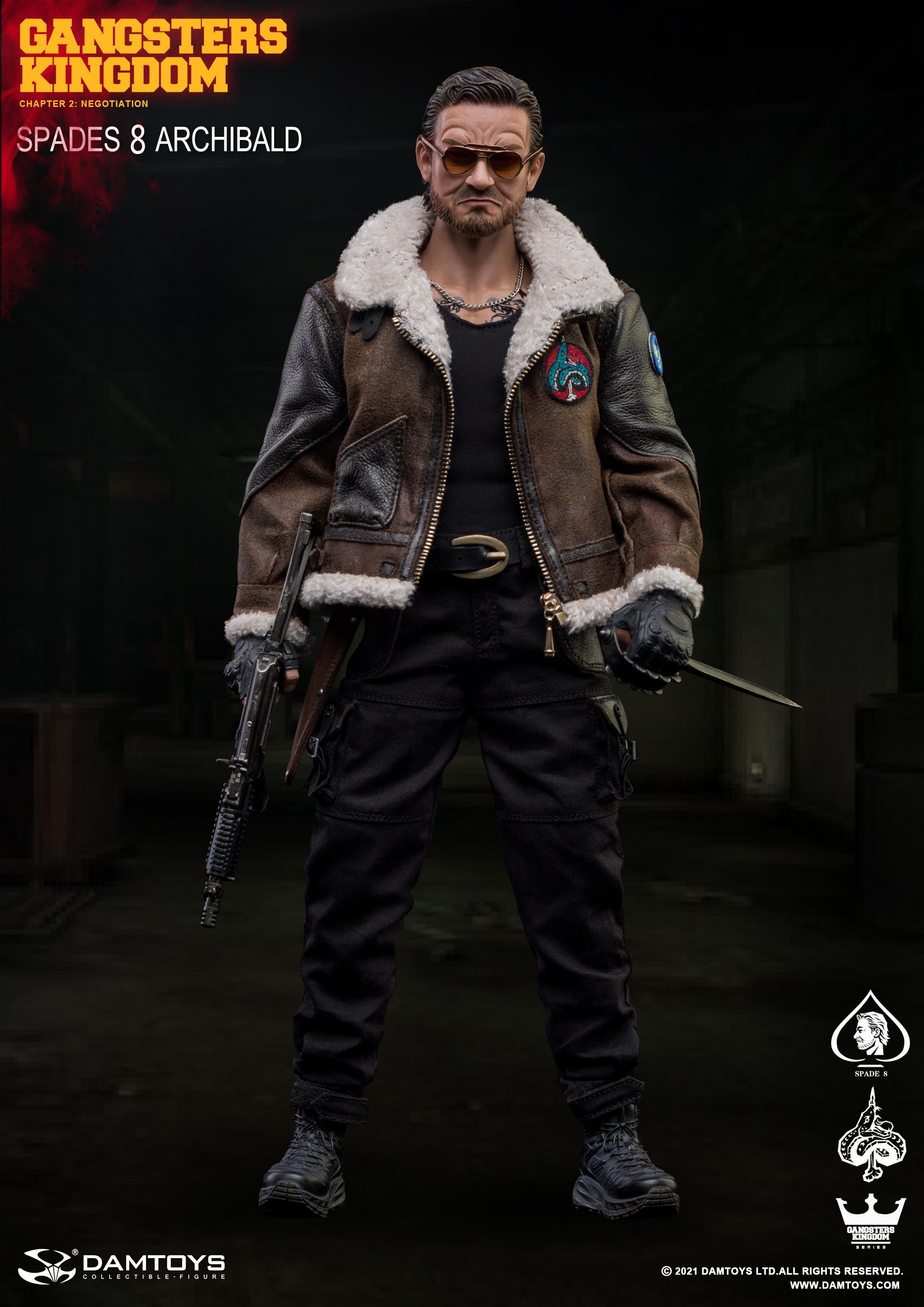 DAMTOYS GK024 1/6 GANGSTERS KINGDOM - SPADE 8 ARCHIBALD