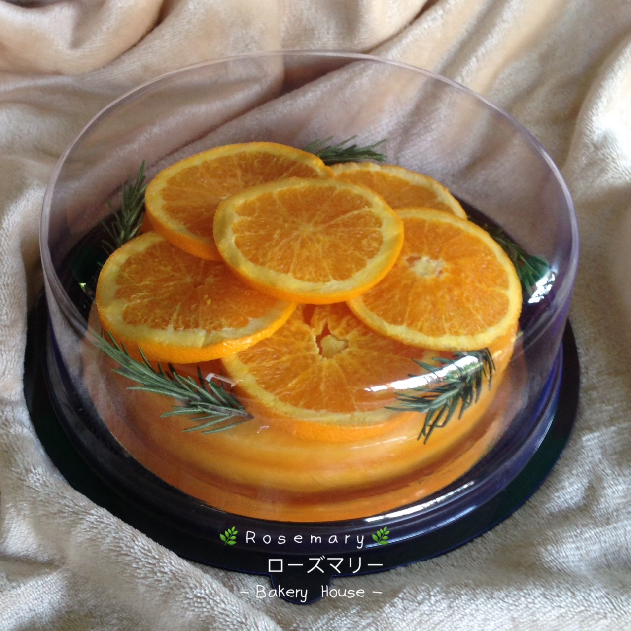 🍊 เค้กส้มแมนดาริน🍊 (ขนาด 3 ปอนด์) 2 ชั้น / Mandarine Orange Cake (3 Pound / 8'' x 8") 2 Layers