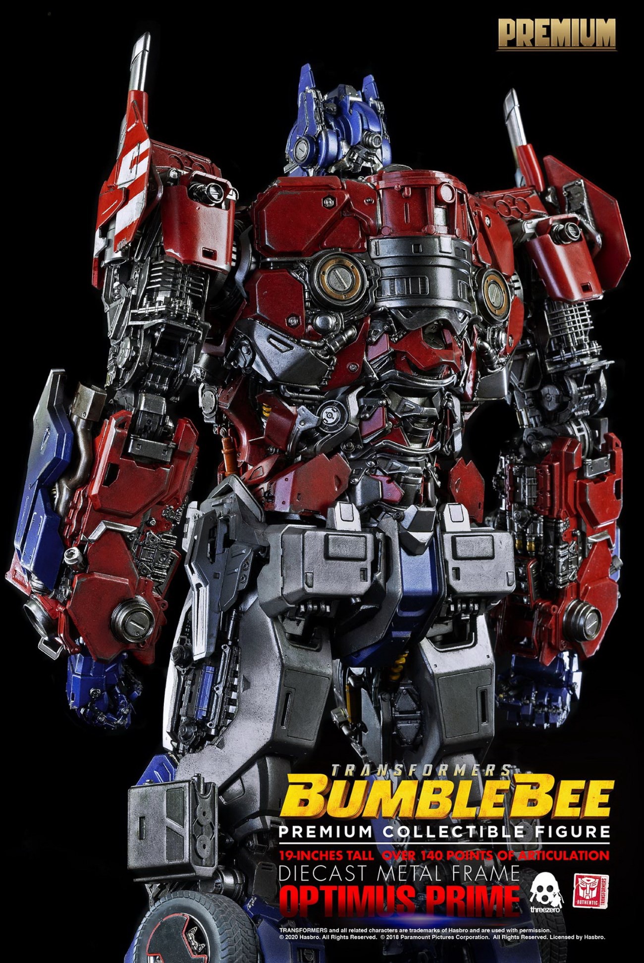threezero 3Z0162 Transformers: BumbleBee - PREMIUM Optimus Prime