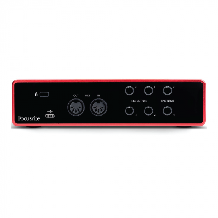 Focusrite Scarlett 4i4 (3RD GEN) Interface MIC A Grade สำหรับปรับแต่งเสียงรับส่งสัญญาณบันทึกเสียงไมโครโฟนกับคอมพิวเตอร์ รองรับไมค์สองตัว