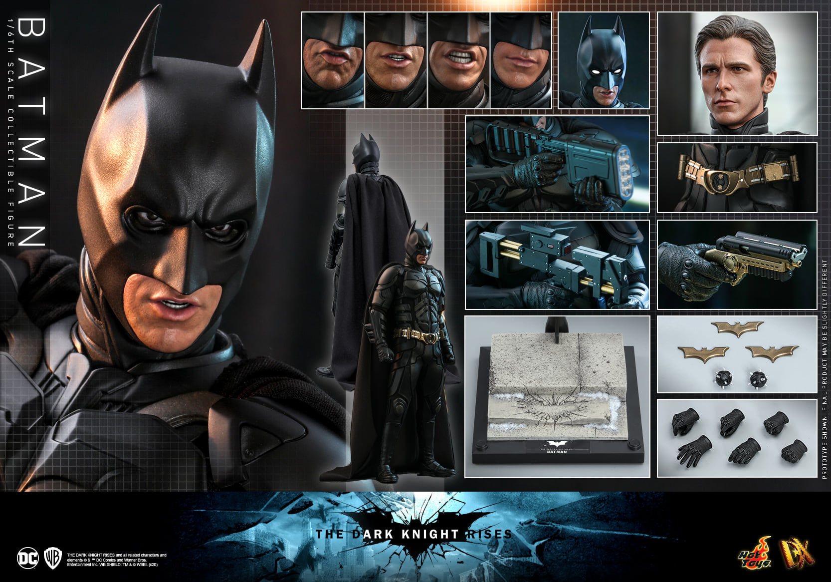 Hot Toys DX19 1/6 The Dark Knight Rises - Batman