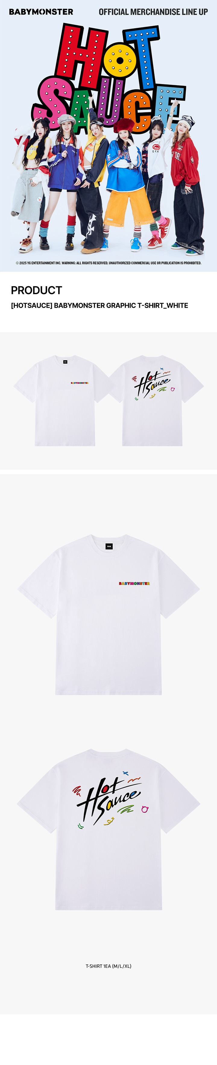 [PRE] BABYMONSTER MERCH - HOT SAUCE (weverse)