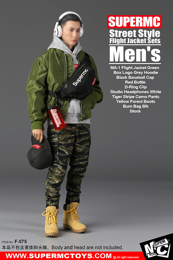 SUPERMCToys F-075 Street Style Flight Jacket Sets Men's