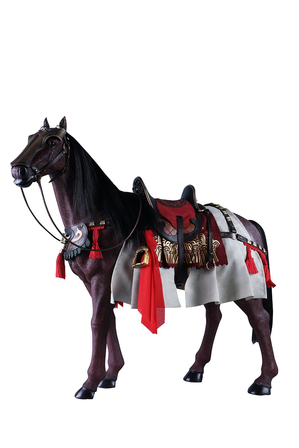 303TOYS MP009 + MP010 1/6 THREE KINGDOMS - MARQUIS GUAN YU YUNCHANG, GOD OF WAR (EXCLUSIVE COPPER VERSION) + RED RABBIT, THE STEED OF GUAN YU