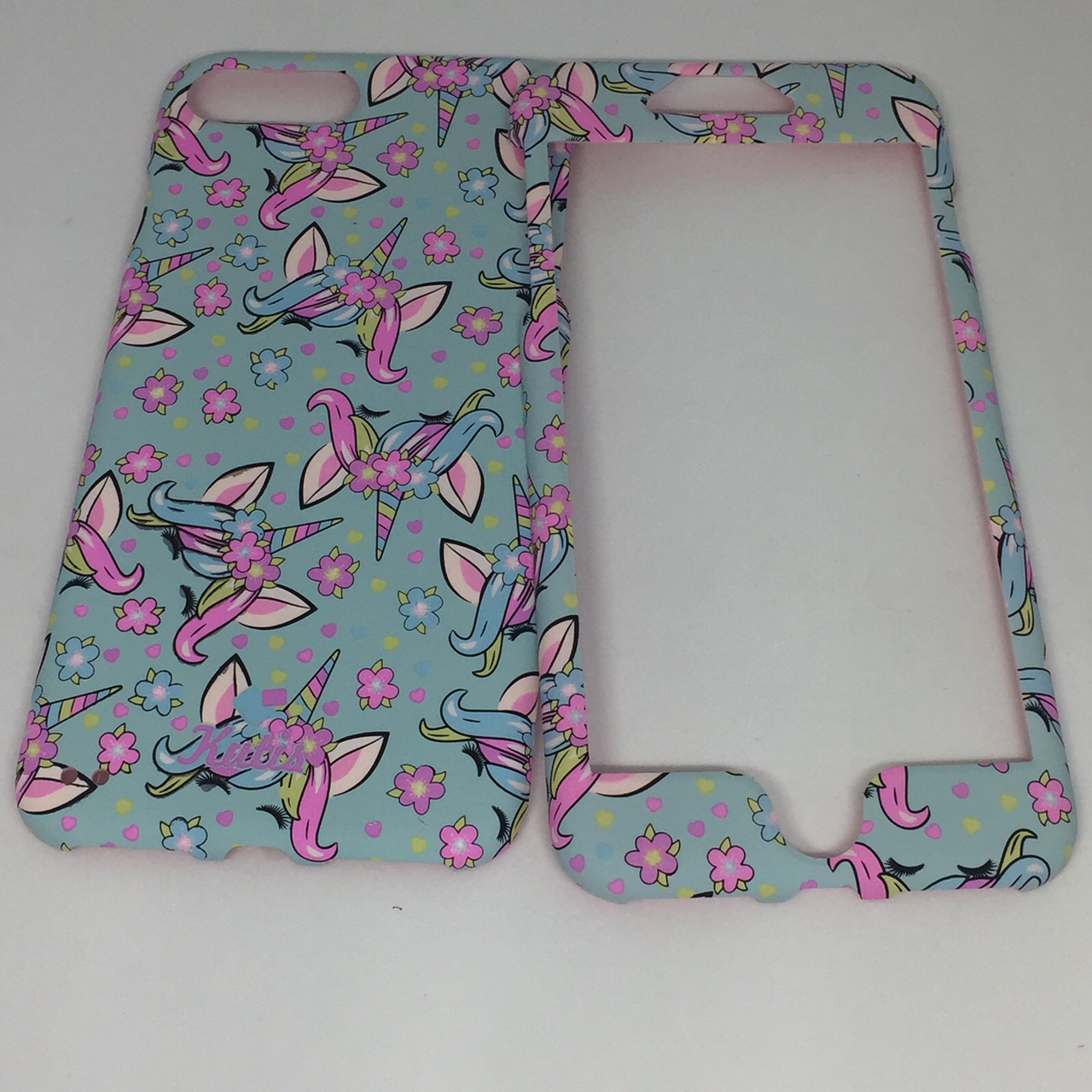 เคสคูทิส(Kutis)เคสไอโฟน7พลัส,8พลัส(ลายยูนิคอร์นแอ็บสีเขียวnew)มาใหม่ เคสประกบหน้า-หลัง เคสเรืองแสง เคสลายวินเทจ ร้านSuperhero Klongthom