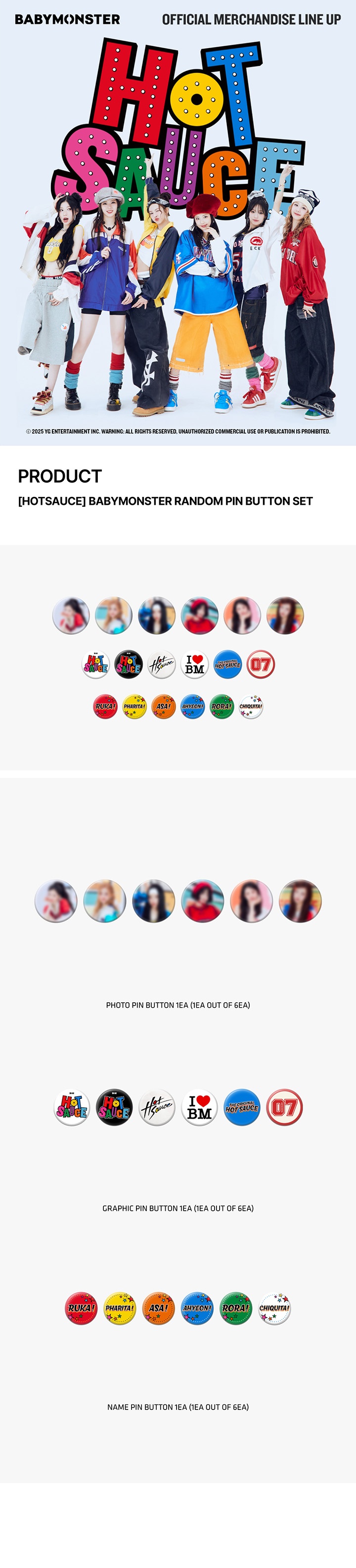 [PRE] BABYMONSTER MERCH - HOT SAUCE (weverse)