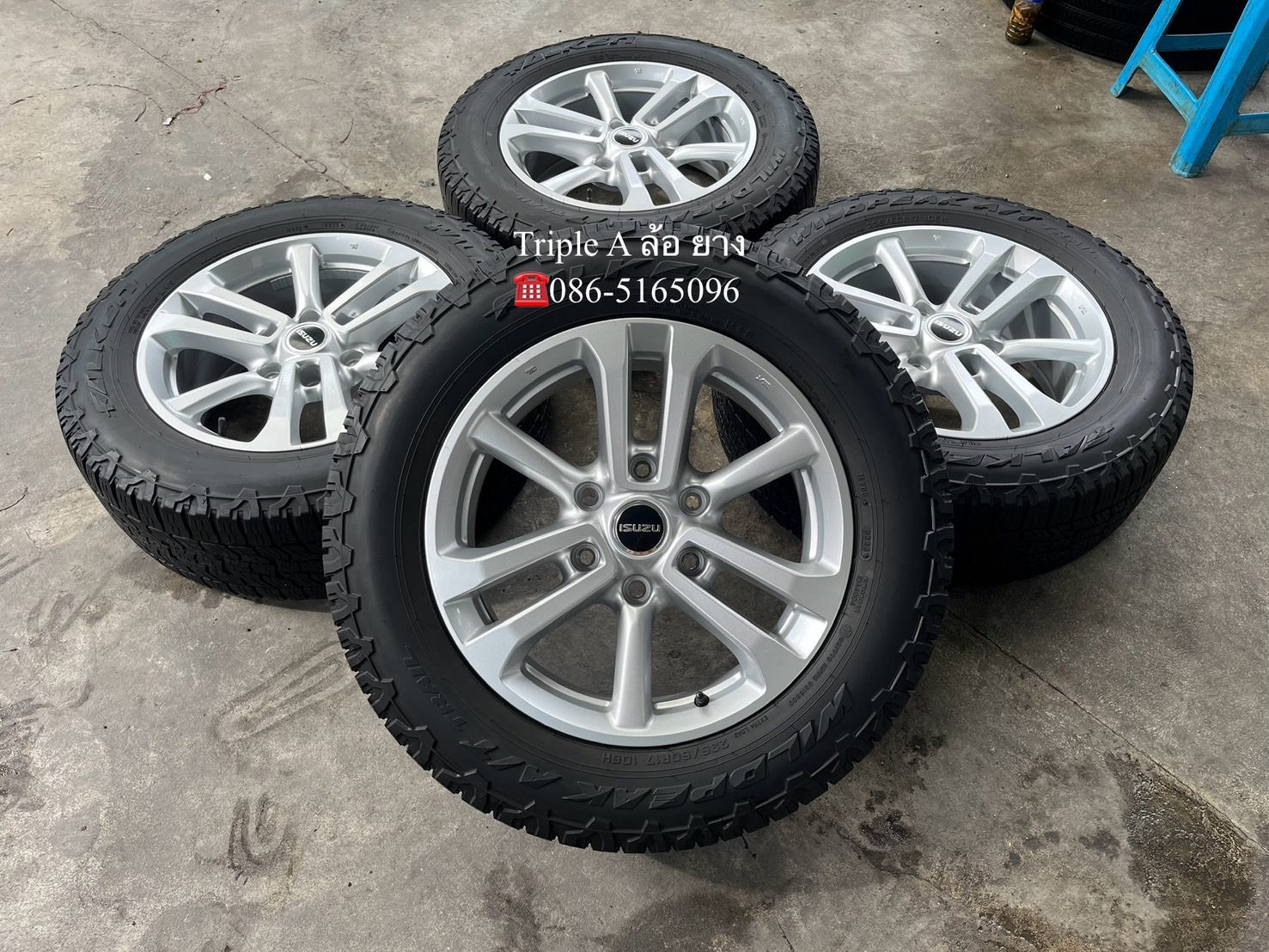 ✨ล้อแม็กป้ายแดง✨ISUZU D-Max ขอบ 17 พร้อมยาง 235-60-17 FALKEN🌟ปี 23🌟สวยกริ๊บ💖