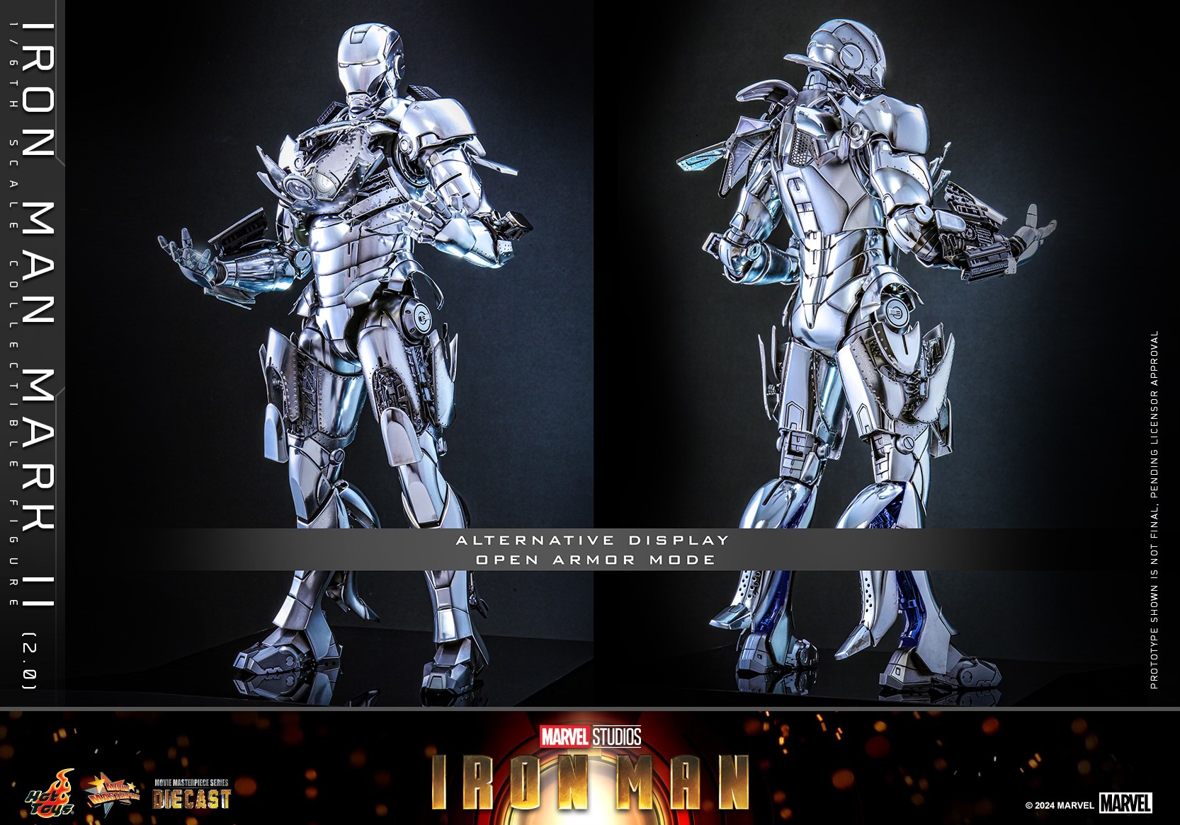 Hot Toys MMS733D59 1/6 Iron Man - Iron Man Mark II (2.0)