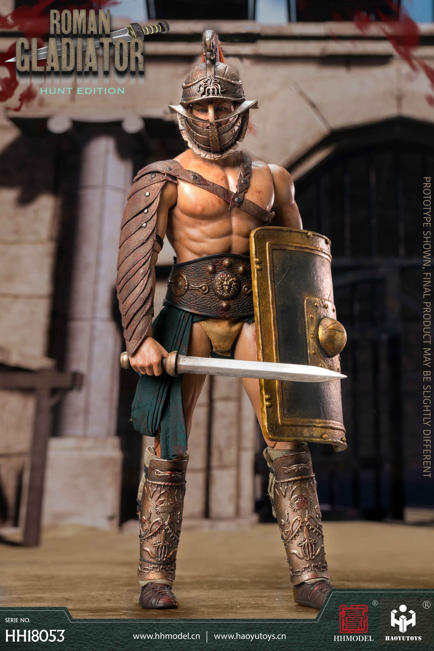HHMODEL & HAOYUTOYS HH18053 1/6 ROMAN GLADIATOR (HUNT EDITION)