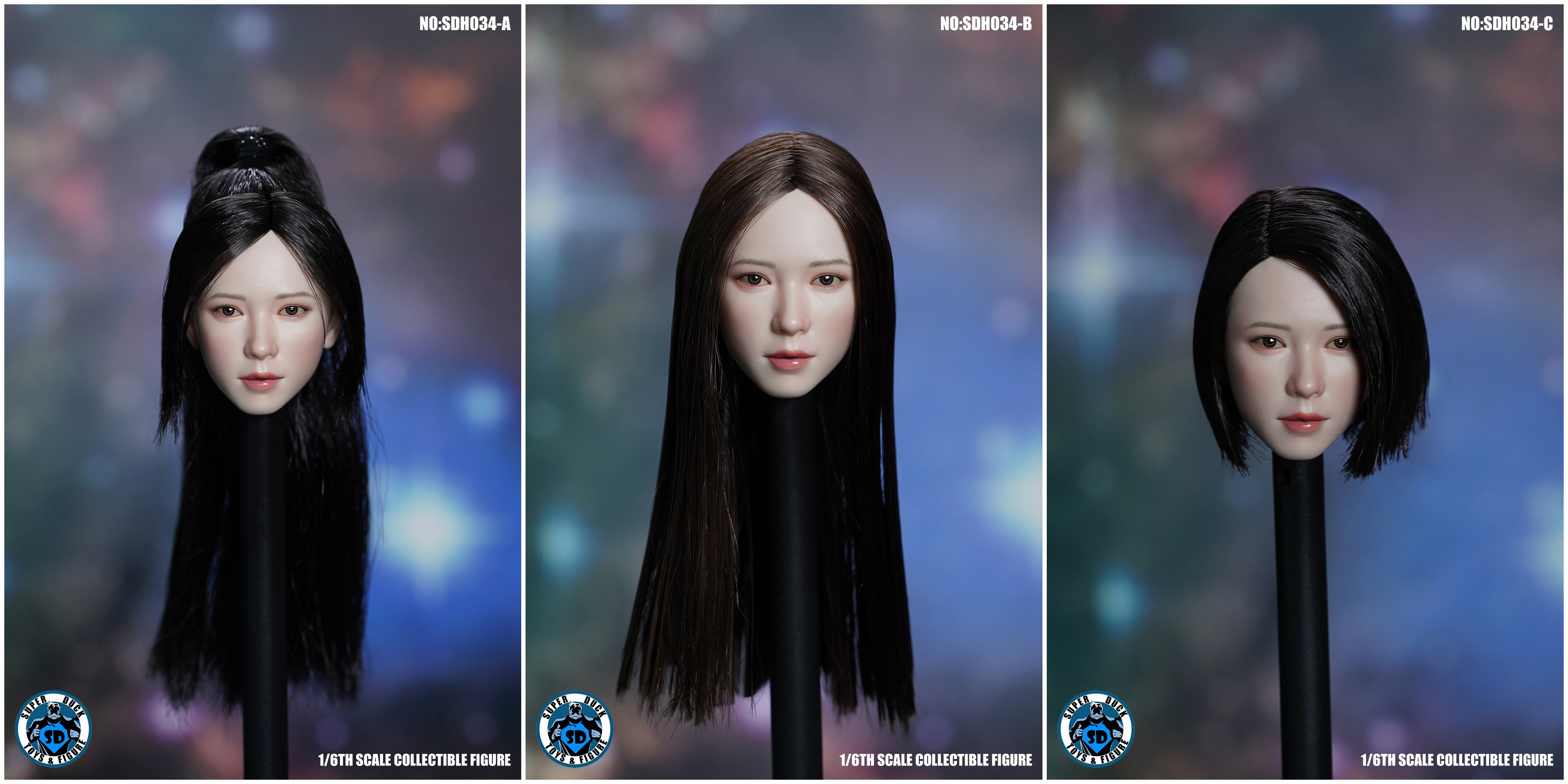 SUPER DUCK SDH034 1/6 Female Headsculpt