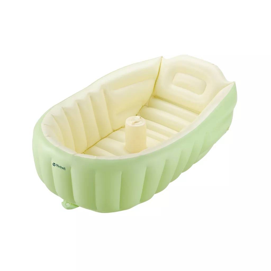 **ลดพิเศษ30%**RICHELL (ริเชล) Soft Baby Bath อ่างอาบน้ำเป่าลม พร้อมที่กดปั๊มลมในตัว ใช้ได้ตั้งแต่น้องแรกเกิด
