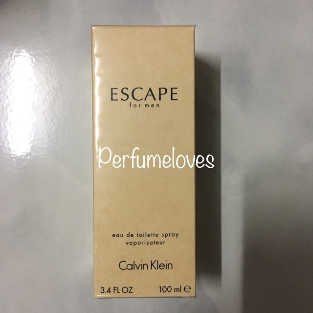 (แท้100%) Ck escape men edt 100ml กล่องซีล per9