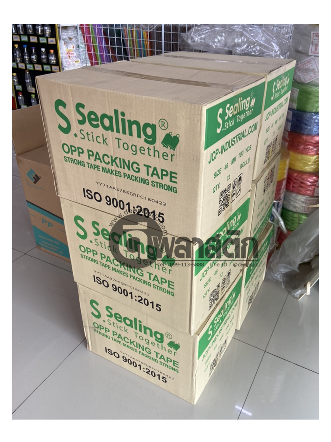 เทปกาวใส OPP หนา 40ไมครอน 100หลา