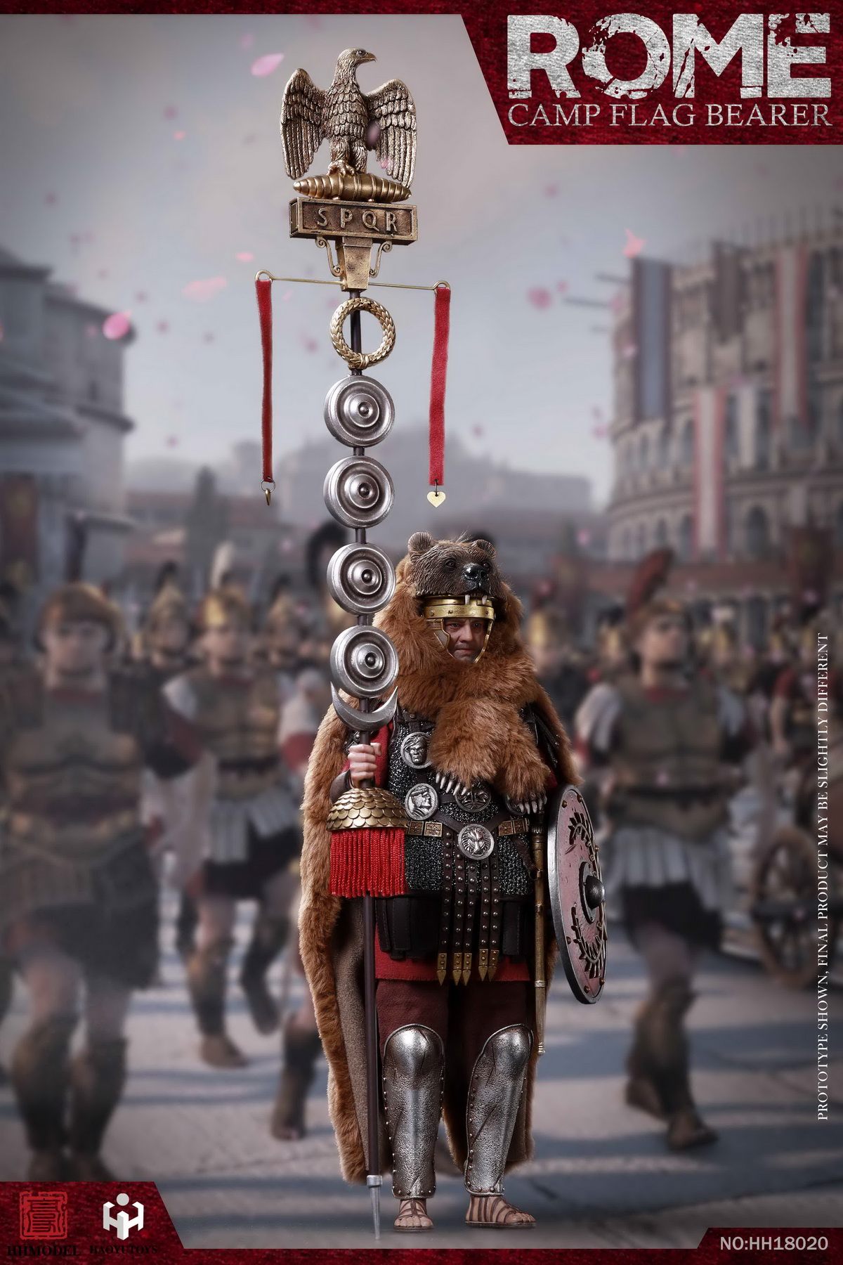 HHMODEL x HAOYUTOYS HH18020 1/6 ROME - Camp Flag Bearer