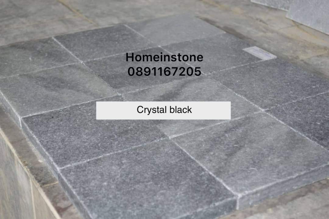 Crystal Black หินปูสระว่ายน้ำ ระเบียง ห้องน้ำ