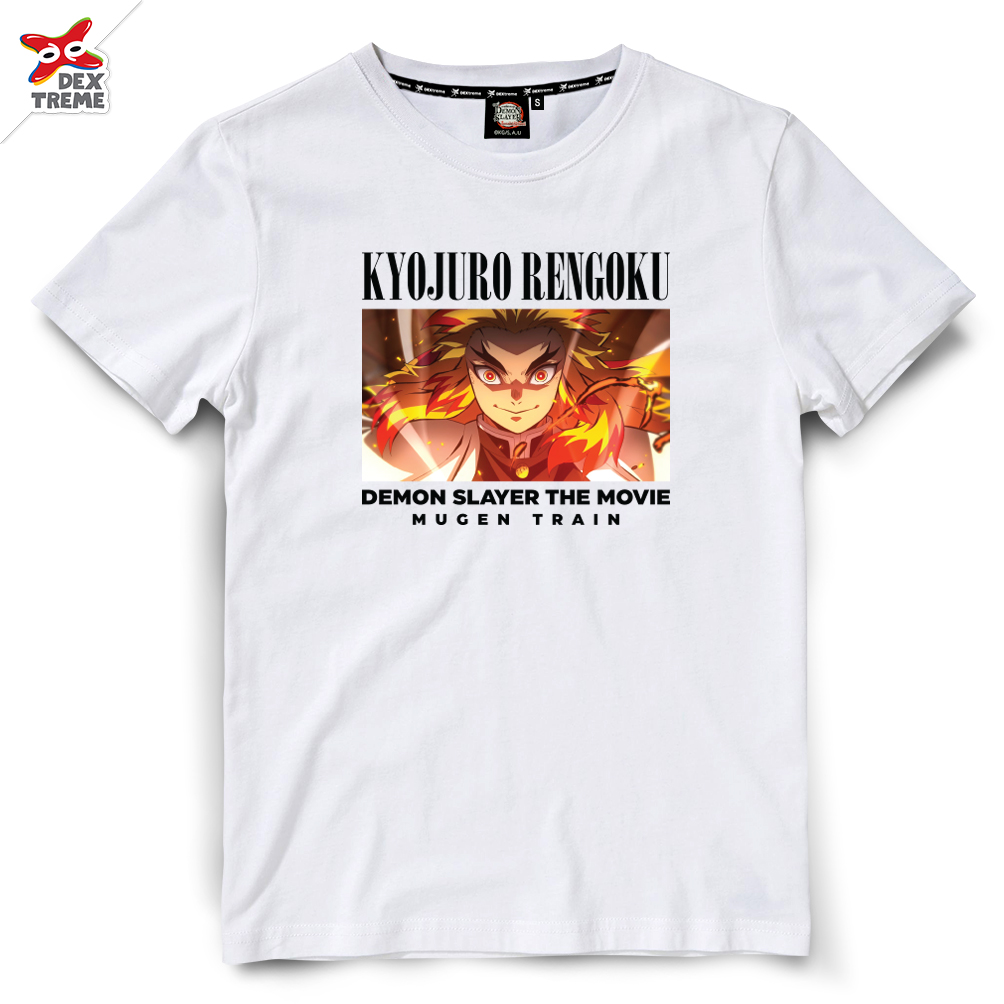 เสื้อยืดการ์ตูนไยบะ Tees Demon Slayer Rengoku