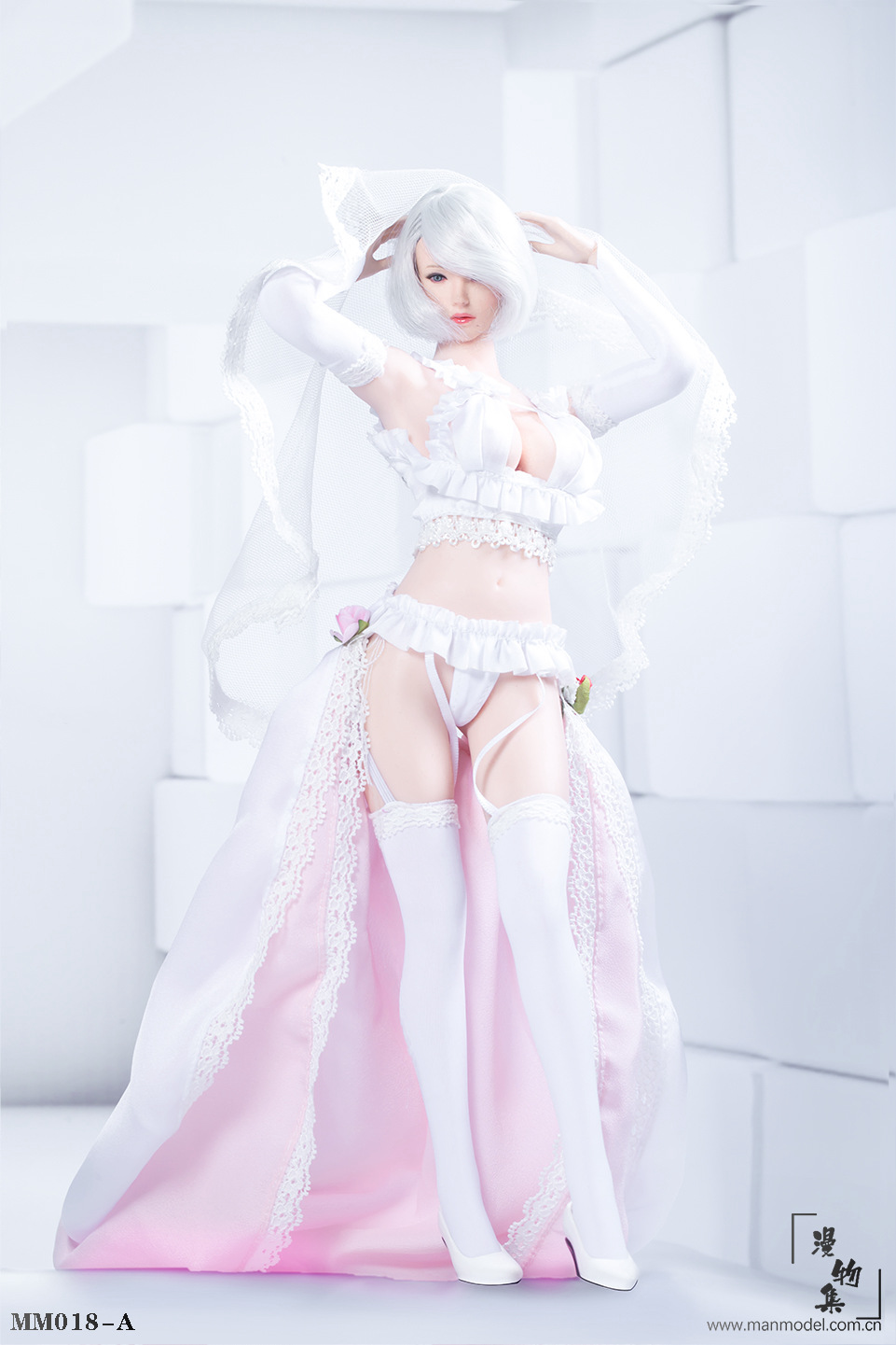 Manmodel MM018 Two-dimensional sexy flower wedding suit