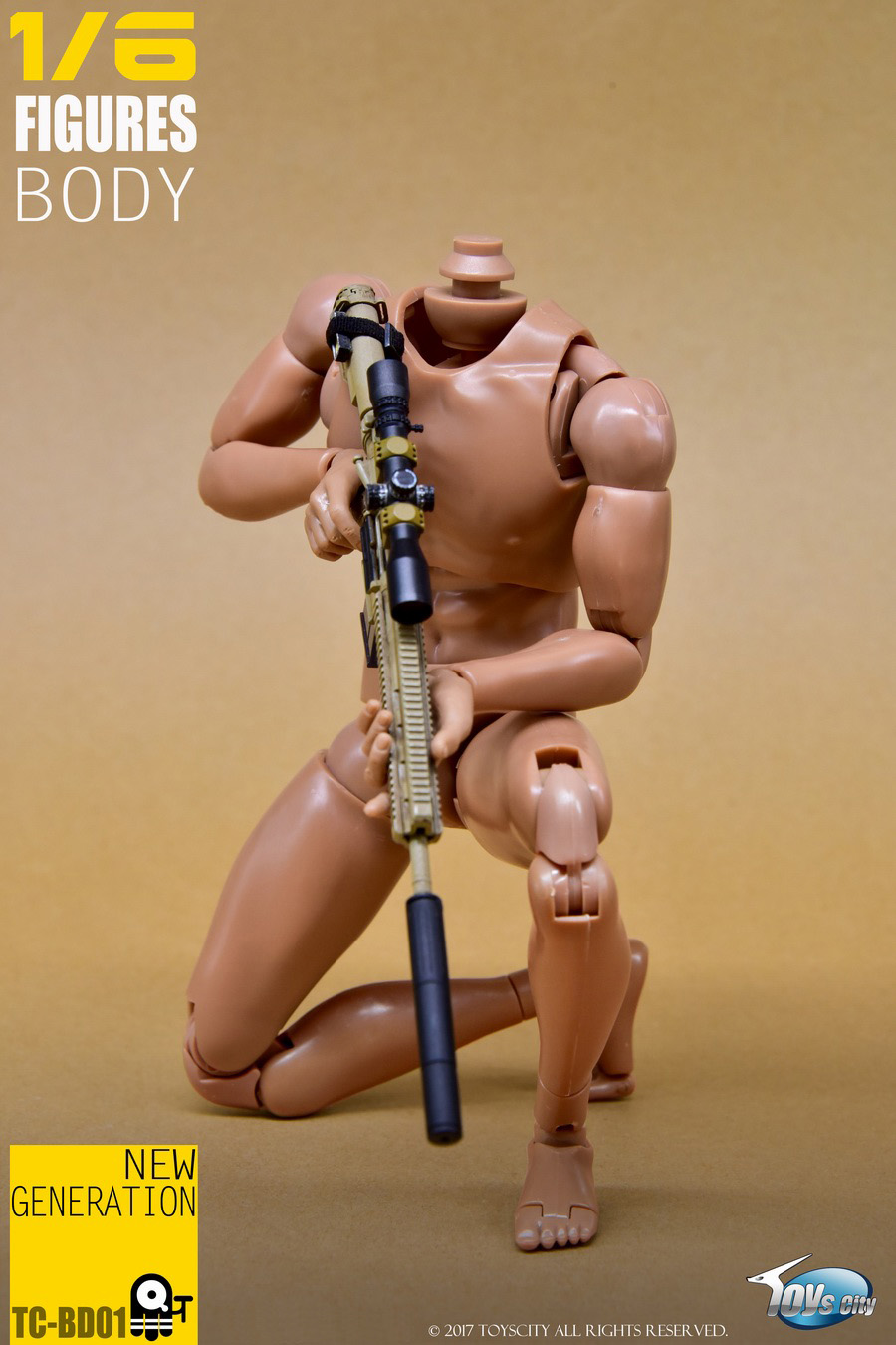 TOYSCITY BD01 1/6 Male Narrow Figure Body