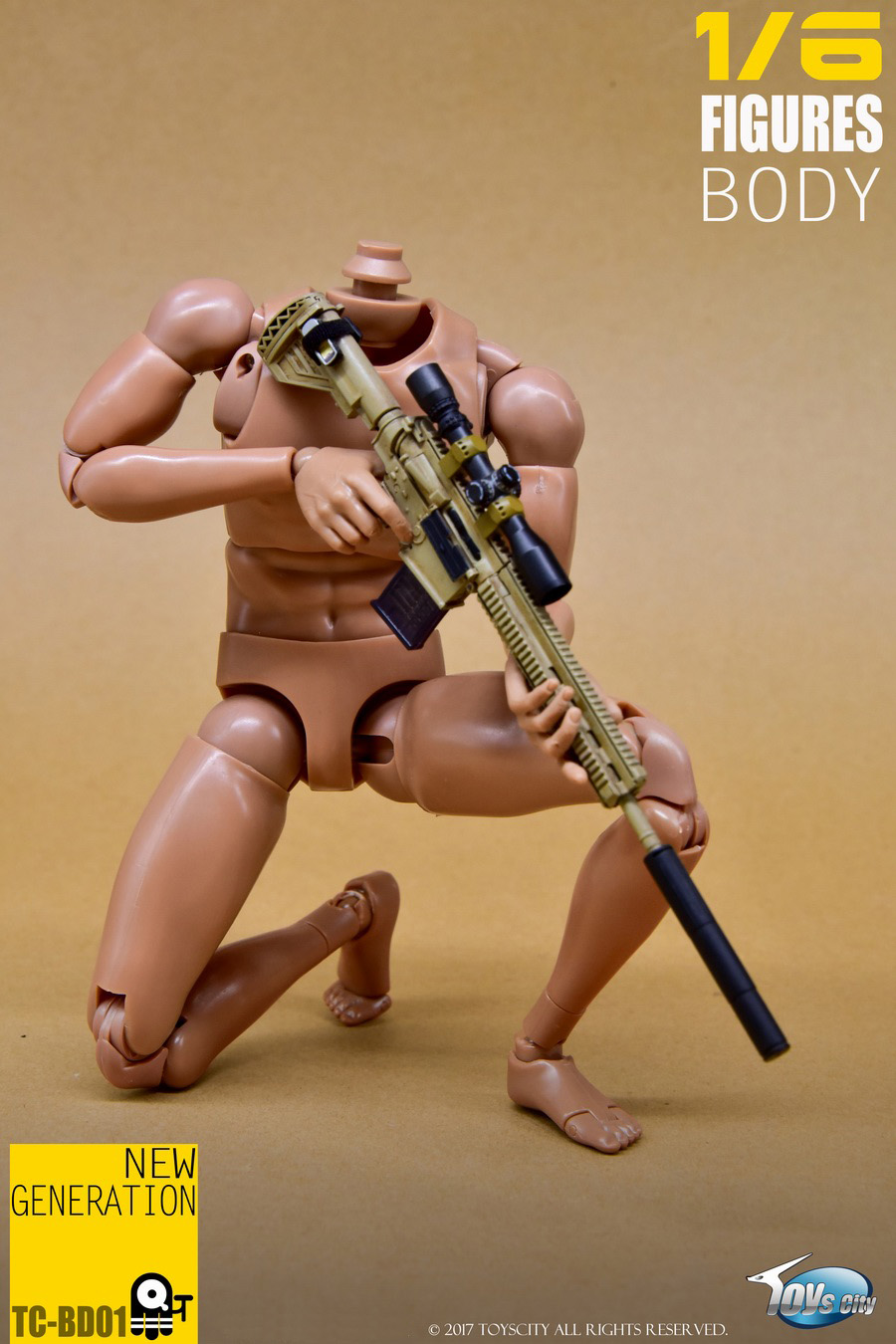 TOYSCITY BD01 1/6 Male Narrow Figure Body