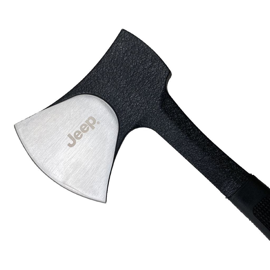 ขวานเดินป่า JEEP AXE ขนาด 11 นิ้ว (28 ซม.) พร้อมซองไนล่อนปลอกพลาสติก ABS สำหรับเก็บขวาน