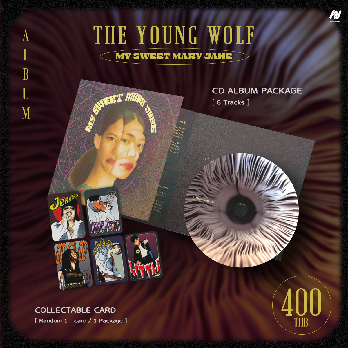 [BUNDLE SET] THE YOUNG WOLF - MY SWEET MARY JANE (T-Shirt + CD)