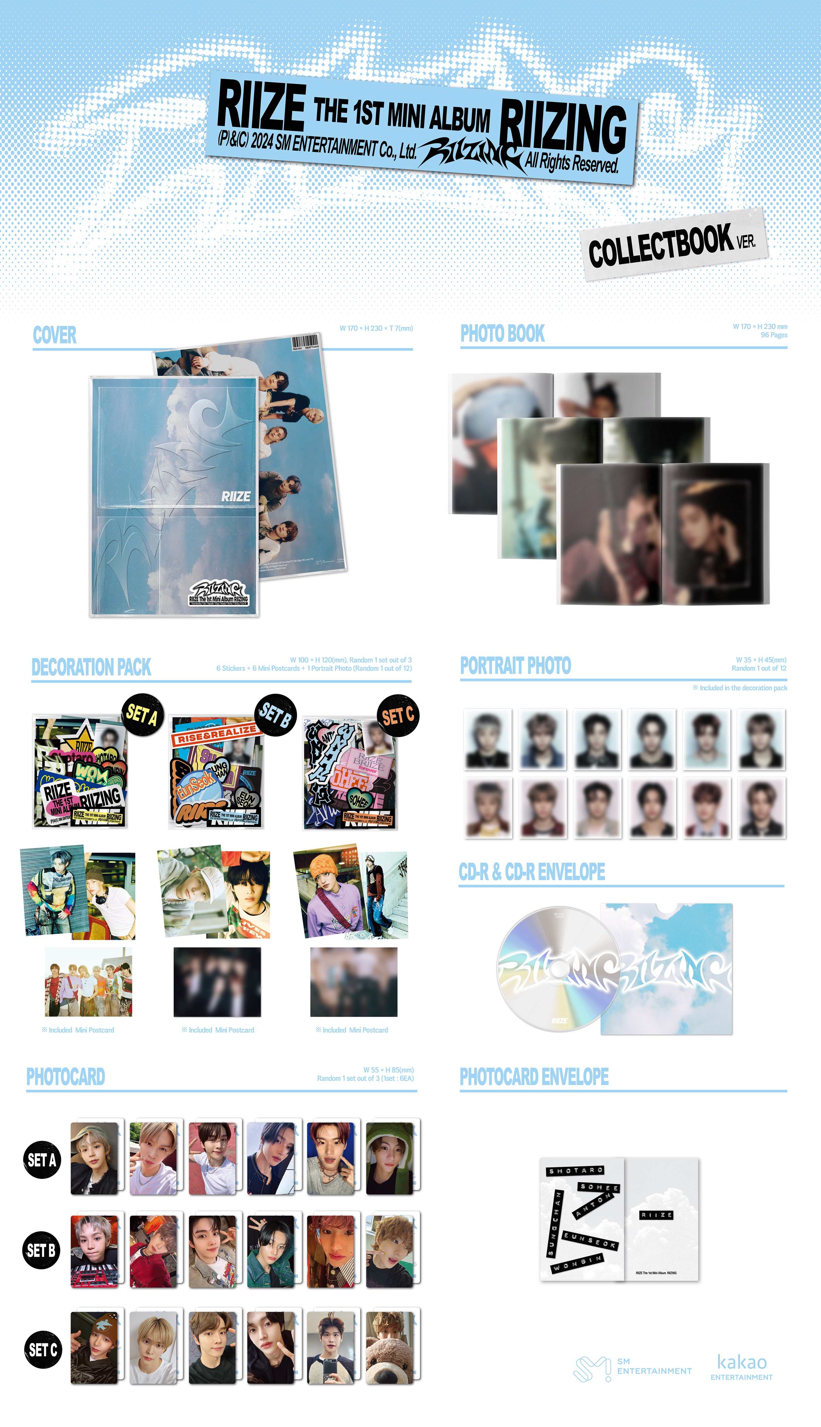 [รับกด+นำเข้าสินค้า] RIIZE 1st Mini Album [RIIZING]