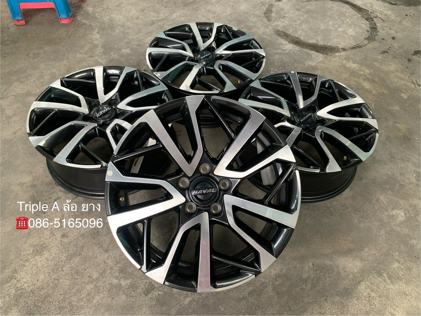 ✨ล้อแม็ก 5รู114✨HAVAL H6 PRO ขอบ 18 เทาหน้าเงา