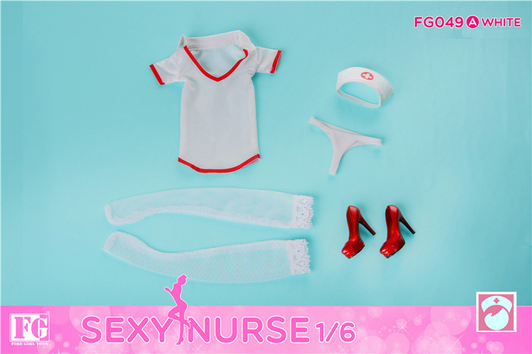 Fire Girl Toys FG049-B Sexy Nurse Suit (Pink)