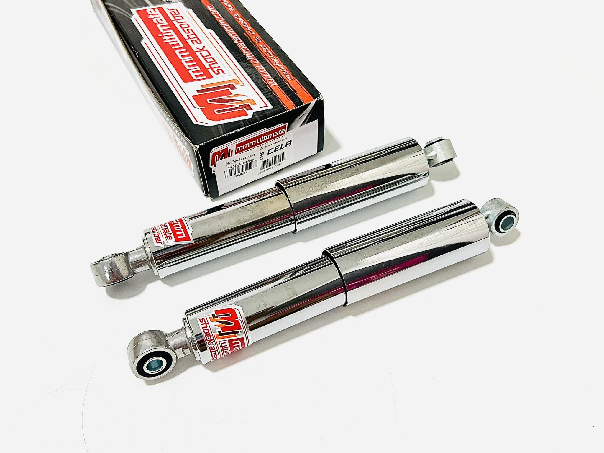 โช๊คหลัง เซล่า cela สีชุบ L1-4