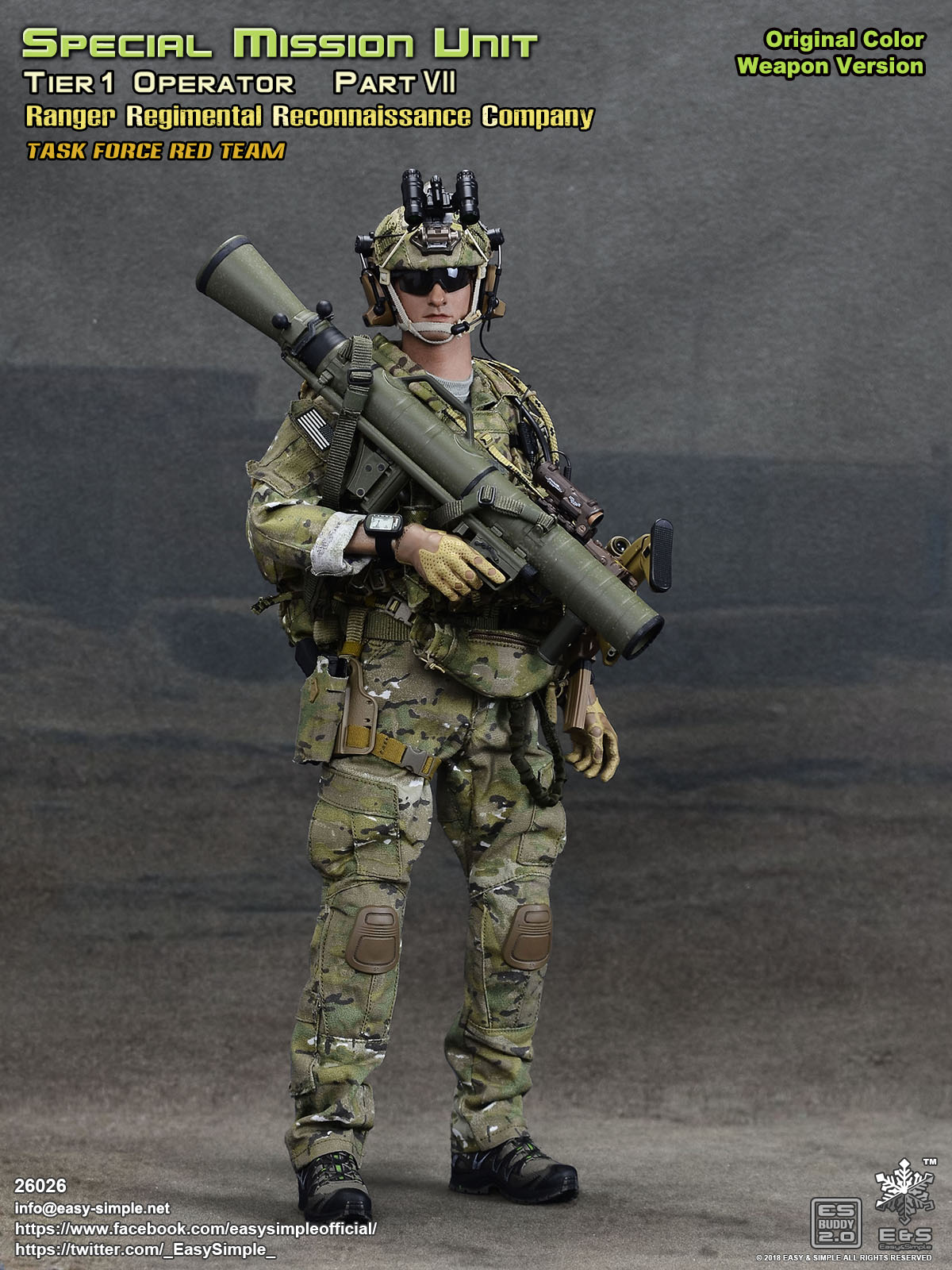 Easy&Simple 26026O Tier 1 SMU Part VII Ranger Regimental Reconnaissance Company (Original)