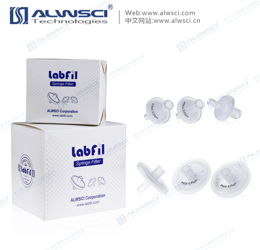 13mm CA Welded Syringe Filter 0.22um with Printing (100ชิ้น/แพ็ค)